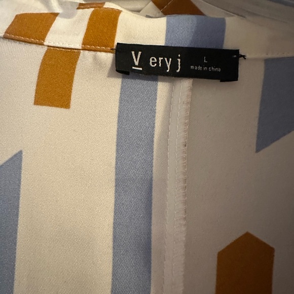 Stylish Geometric Patterned Robe L - Picture 2 of 4